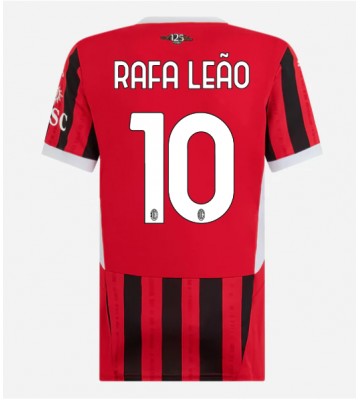 AC Milan Rafael Leao #10 Replika Hjemmebanetrøje Dame 2024-25 Kortærmet